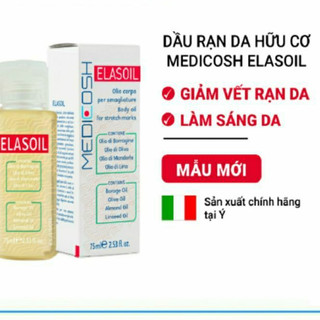 Dầu Rạn Da Hữu Cơ Medicosh Elasoil Giúp Mờ Rạn, Đều Màu Da Cho Mẹ Bầu, Sau Sinh & Tuổi Dậy Thì 75ml