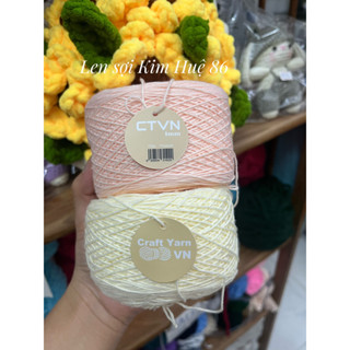 Sợi Cotton Việt Nam 1mm hãng Craft Yarn VN - Sợi CTVN ( DTY 150/48)