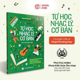 Sách Tự Học Nhạc Lý Cơ Bản, học nhạc lý căn bản, nhạc lý thanh nhạc jazz guitar violin - 2H Books