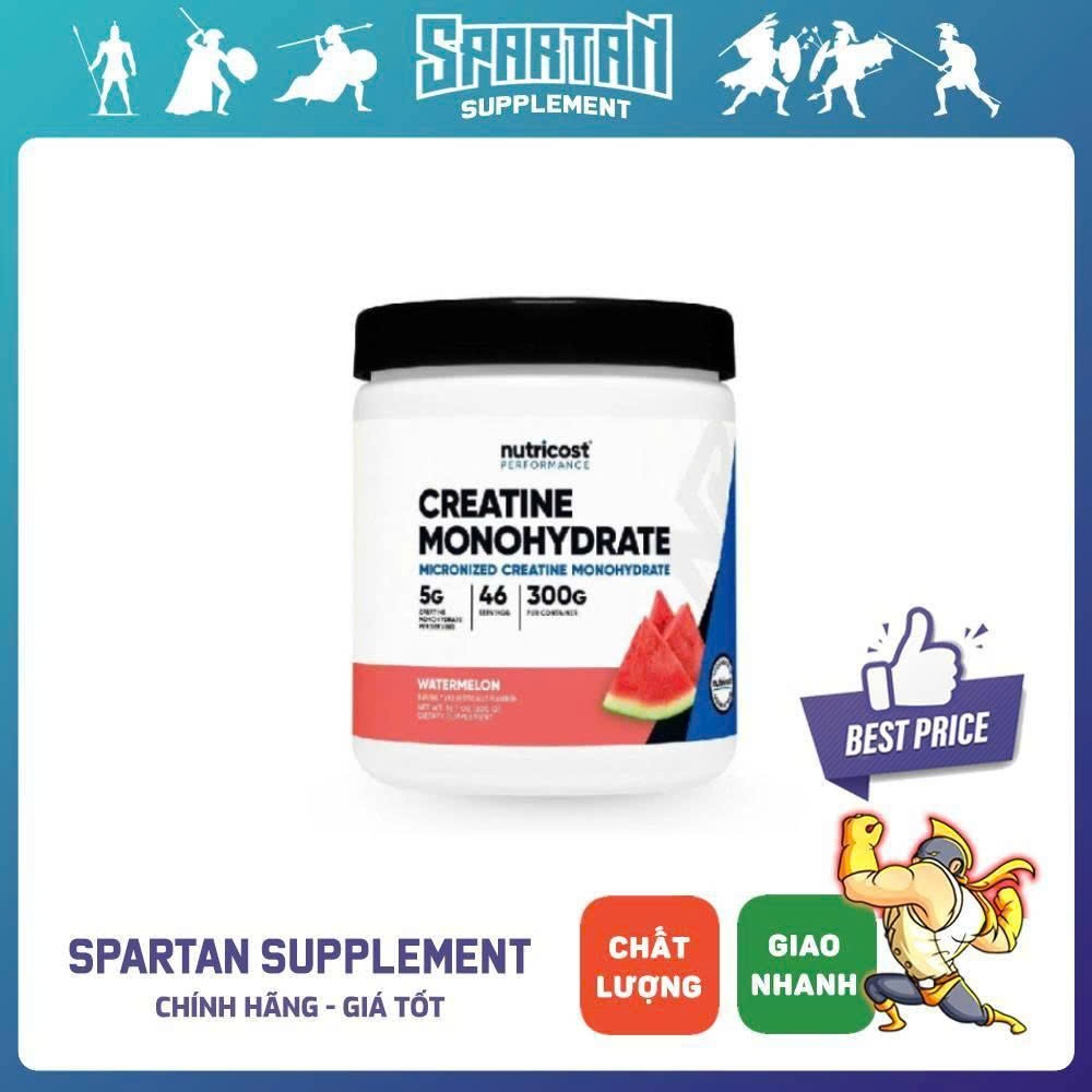 Creatine Micronized Nutricost – Bột Mịn– Hỗ Trợ Tập