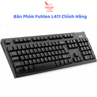 Bàn Phím Dây Fuhlen L411 Chính Hãng, Bh 2 Năm, Phím Văn Phòng, PC/Laptop, Siêu Bền, Phím Giá Rẻ