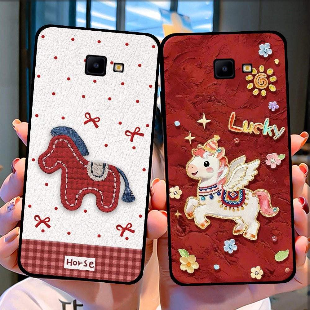 Ốp lưng Samsung J4+ (J4 PLUS), J4 CORE, J4 PRIME Họa Tiết Ngựa May Mắn, Lucky Horse 2026
