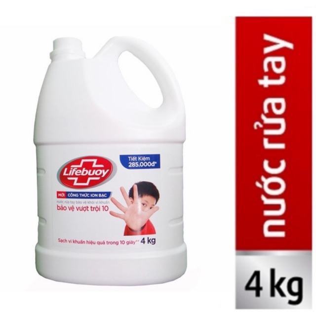 Nước rửa tay Lifebuoy can 4kg
