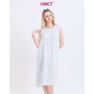 Đầm kate cổ tròn họa tiết đặc trung cho Giáng Sinh DDK061S31