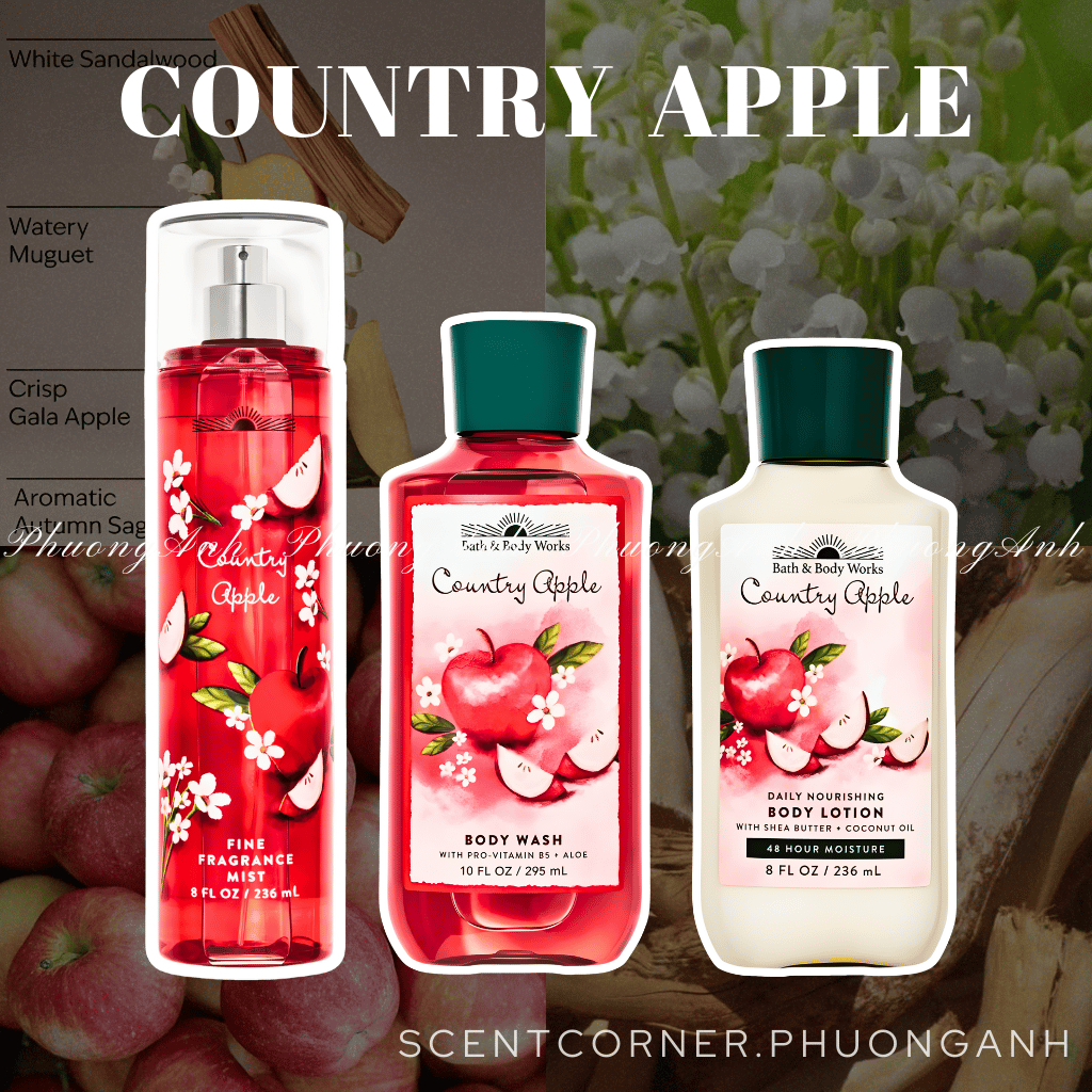 COUNTRY APPLE - Xịt Thơm Body Mist