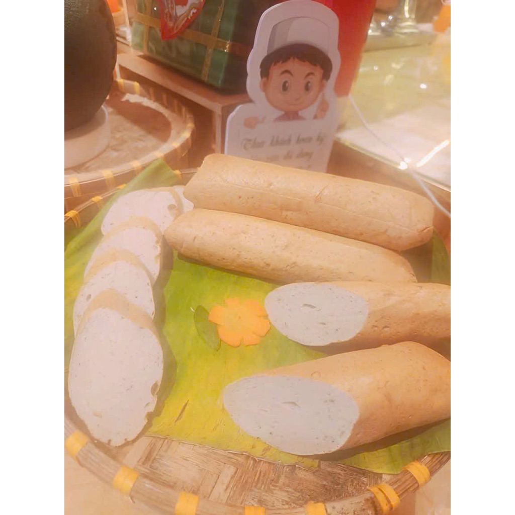 Chả lụa quế làm từ mít  non chay 500gr / 2 cây ( giao hỏa tốc )