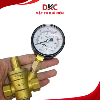 Van giảm áp nước ren 42 49 60 - Van giảm áp thau