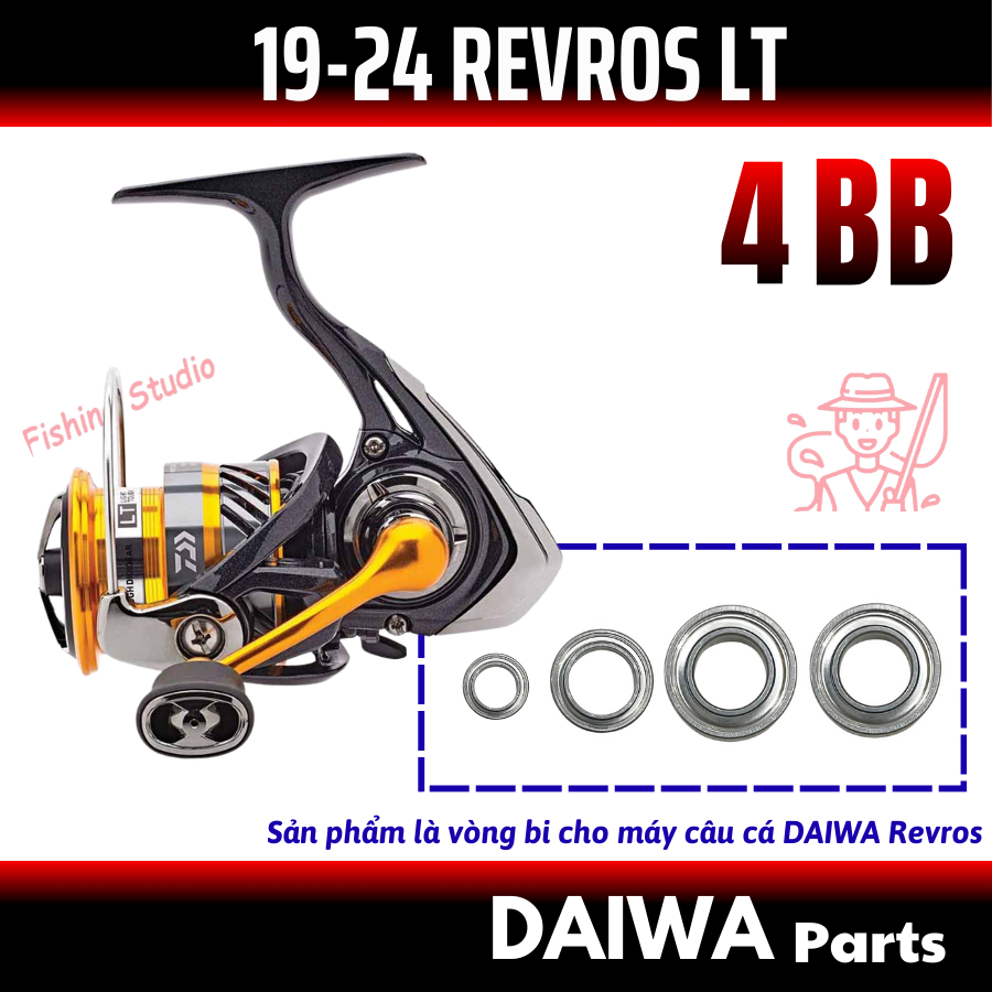 Bộ vòng bi bạc đạn máy câu cá DAIWA REVROS LT (Ball Bearing Kits For DAIWA REVROS )