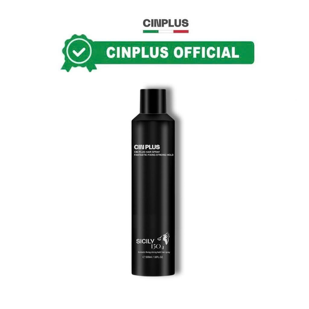 [HÀNG TRẢI NGHIỆM] Gôm xịt tóc Cinplus màu đen chính hãng CIN PLUS