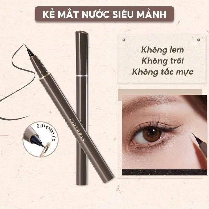 Bút kẻ mắt nước siêu mảnh Judydoll Slim liquid eyeliner /  Technique Duo Eyeliner - LAMII BEAUTY