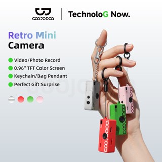 Goojodoq Camera Móc Khóa Ngón Tay - Máy Ảnh Mini 720P, CCD Retro, Quà Tặng Học Sinh Độc Đáo