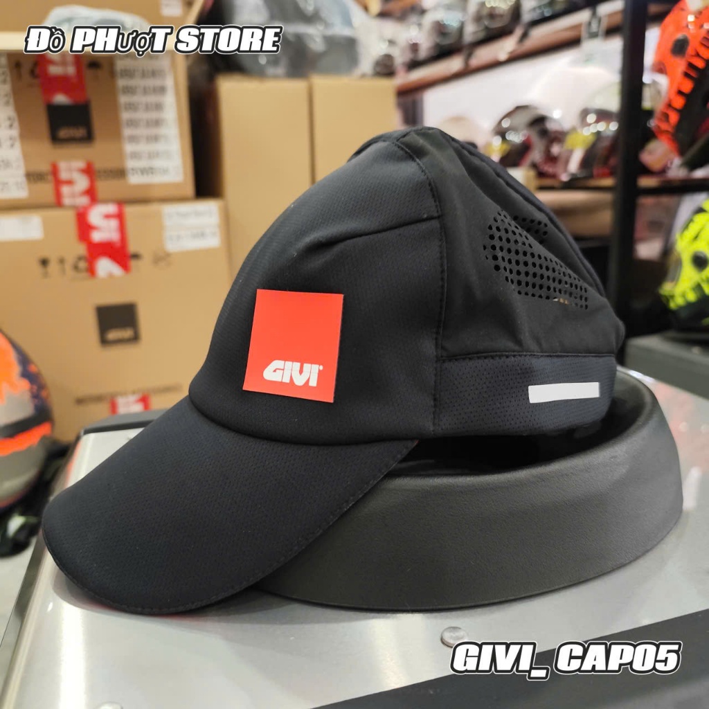 Nón Kết Givi CAP05 Chính Hãng – Mũ Lưỡi Trai Thể Thao Thời Trang Biker Cao Cấp – Đồ Phượt Store
