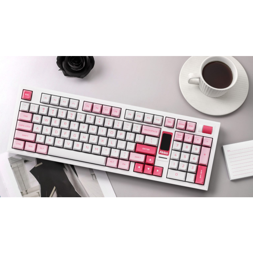 Bàn phím AKKO 5098B Prunus Lannesiana (RGB / Hotswap / Akko V3 Piano Pro)