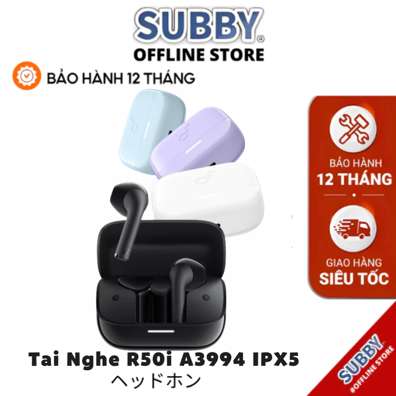 K20i Tai nghe bán trong tai Anker Bluetooth 5.3 không dây 36h Play IPX5 A3994 soundcore