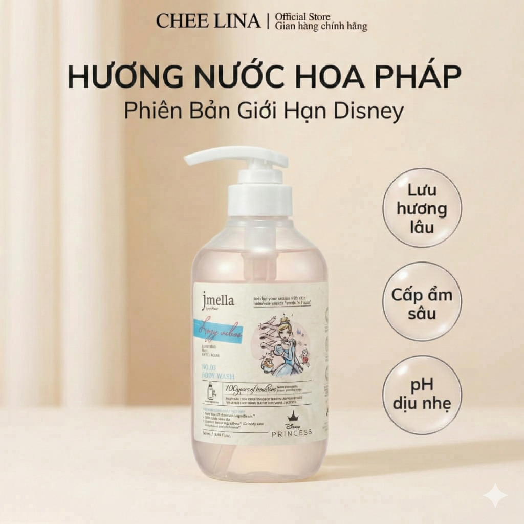 Sữa Tắm Nước Hoa Jmella In France Disney No.03 500ml | Chee Lina Official Store