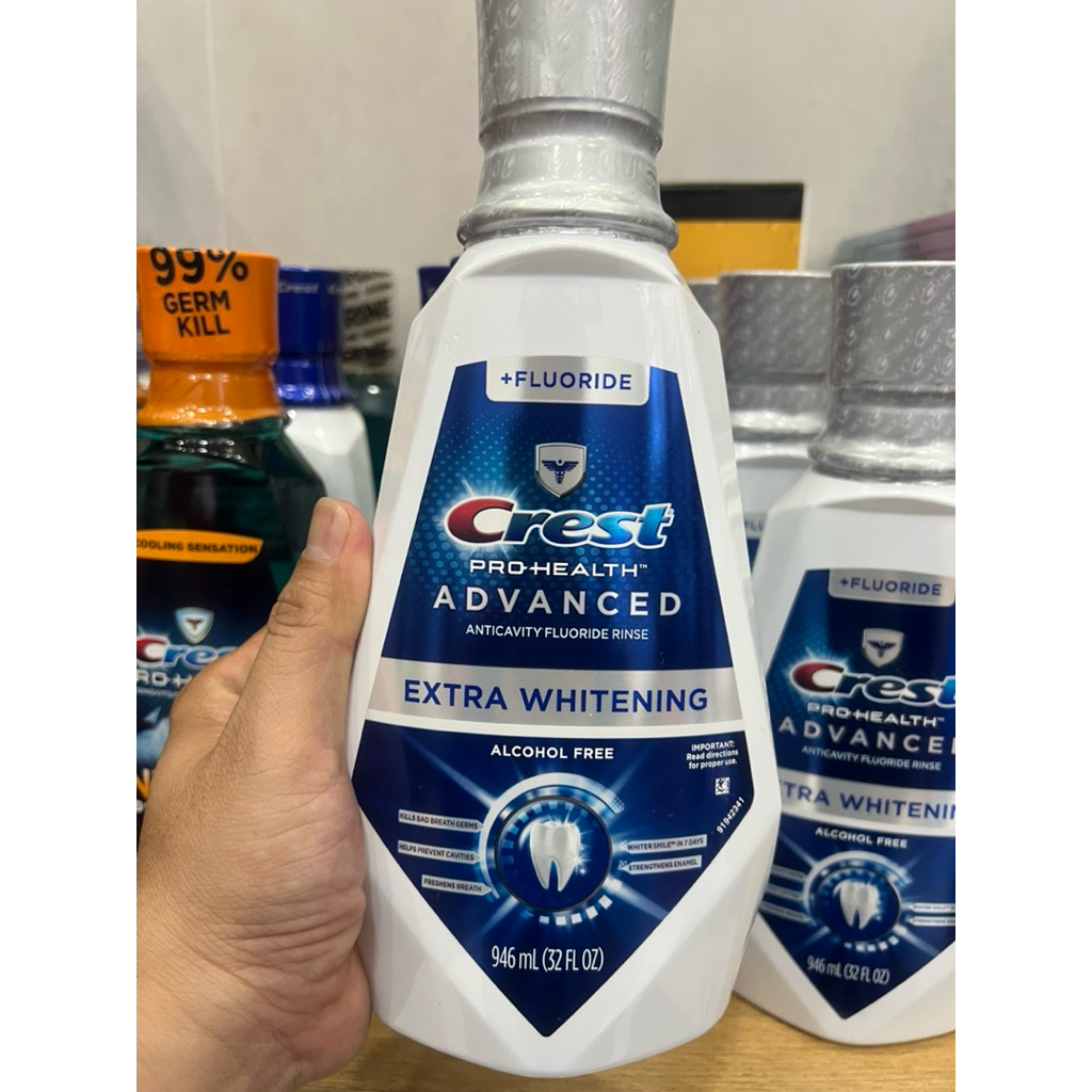 Nước xúc miệng Crest 946ml 🇺🇸