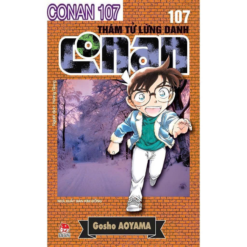 Sách -Conan TẬP 107- Thám Tử Lừng Danh Conan - NXB Kim Đồng