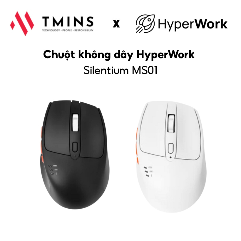 Chuột không dây HyperWork Silentium MS01