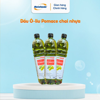 Dầu Ôliu Pomace chai nhựa 1 lít, hiệu Faricook từ Farina - 100% từ quả oliu