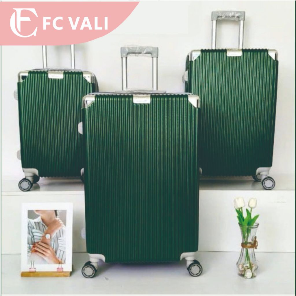 Vali du lịch giá rẻ ,các góc bộc inox chống vỡ.Vali xách tay ,khóa số bảo mật an toàn-FC05