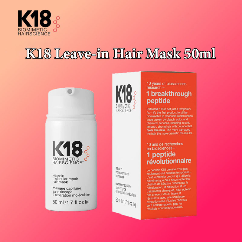 mặt nạ dưỡng tóc không cần xả K18 Hair Mask Leave-In Molecular Repair Mask