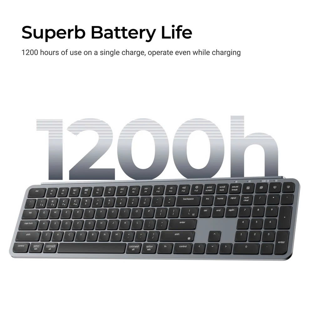 [CHÍNH HÃNG] Bàn phím không dây KEYCHRON B6 Pro Ultra-Slim 2.4hz kết nối Window/MacOS/Linux 8H sử dụng văn phòng | BigBuy360 - bigbuy360.vn