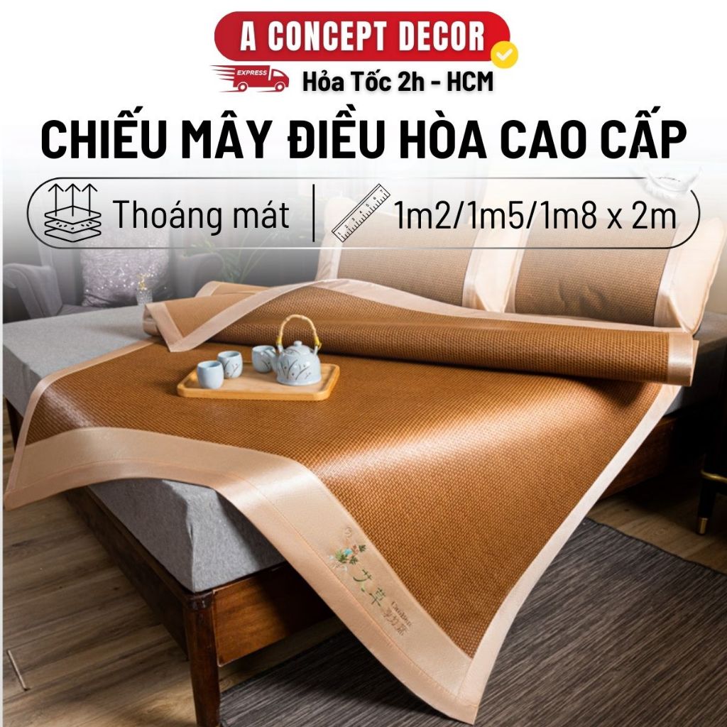 Chiếu Mây 3D A Concept Decor Chiếu Mây Điều Hòa Lạnh Cao Cấp Đẹp Chiếu Mát Tự Nhiên Ngủ Thoải Mái Ch