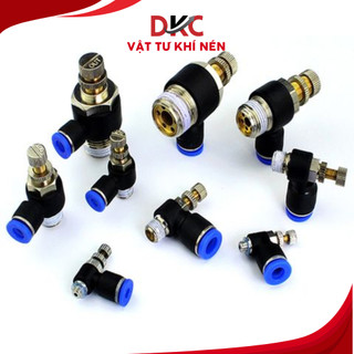 Van tiết lưu khí nén SL - Đầu nối ống van tiết lưu SL