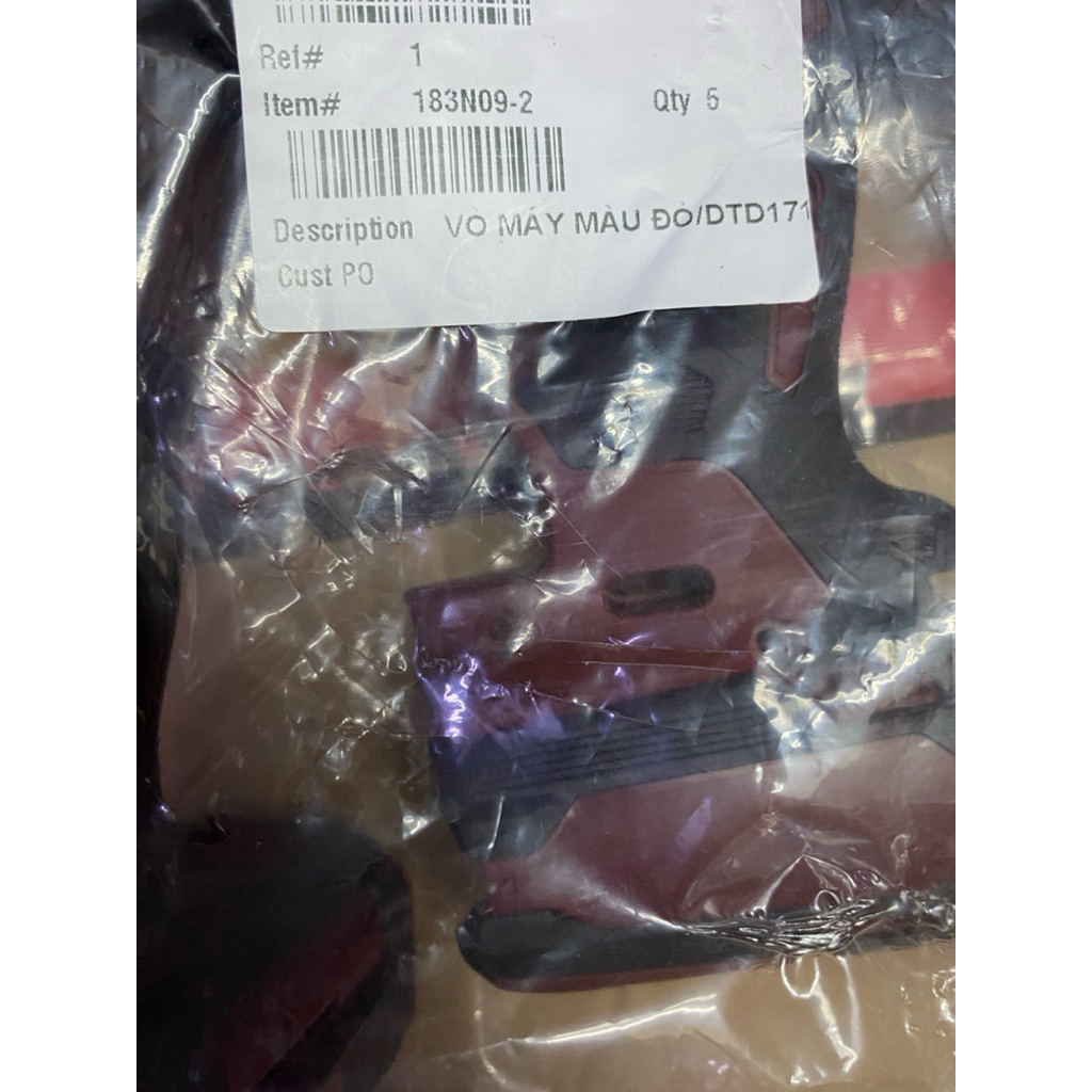 183N09-2    VỎ MÁY MÀU ĐỎ/DTD171   MAKITA