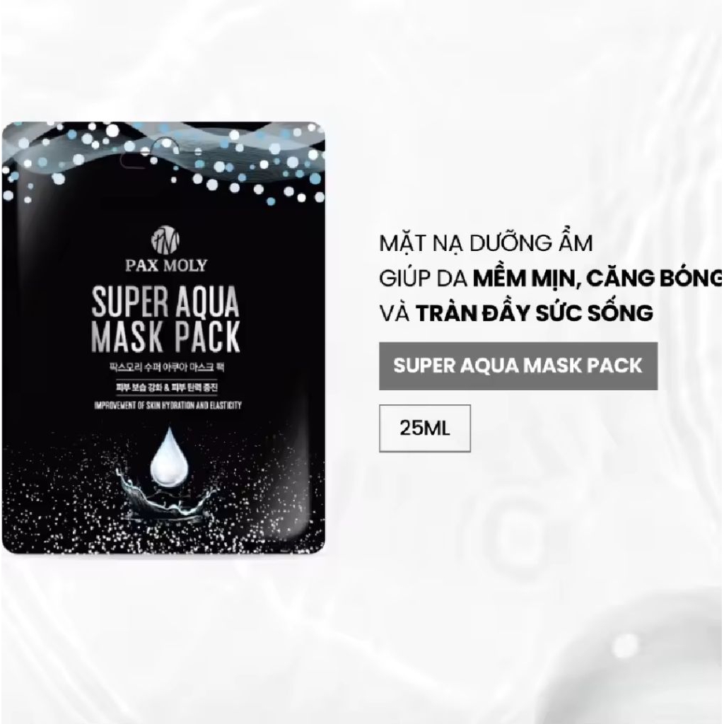 Hộp 10 mặt nạ Pax Moly Super Aqua Max Pack