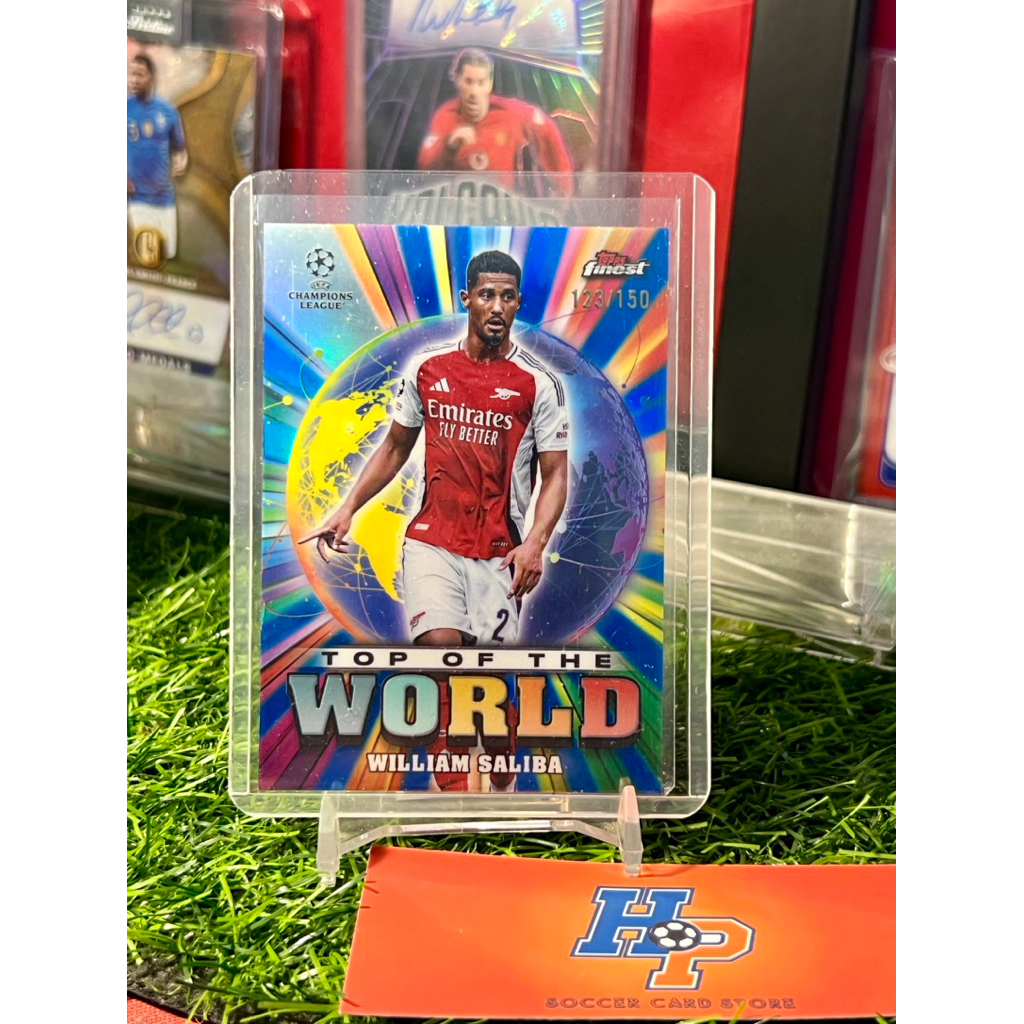 Thẻ bóng đá William Saliba /150 Top Of The World Topps Finest 2024/25