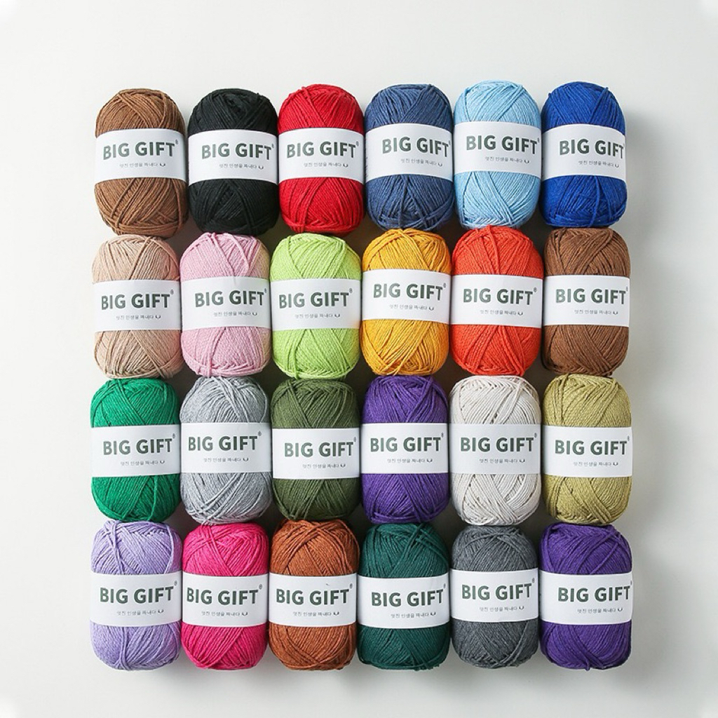 [BigGift 1mm] Sợi Cotton HOLLOW 1mm – Sợi Cotton Mềm, Dây Cotton DIY