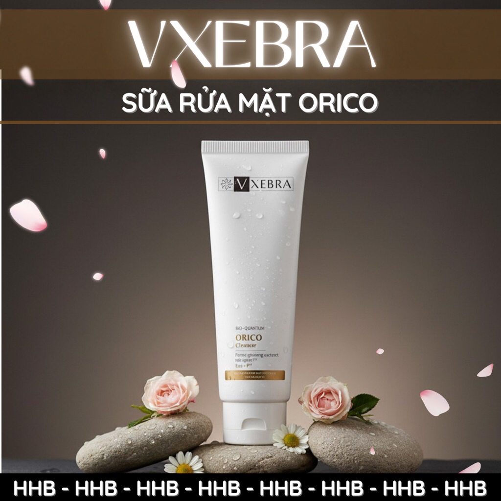 Sữa rửa mặt Vxebra Orico 100g organic - Làm sạch dịu nhẹ, nam nữ đều dùng