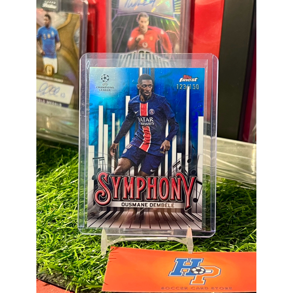 Thẻ bóng đá Ousmane Dembele /150 Symphony Topps Finest 2024/25