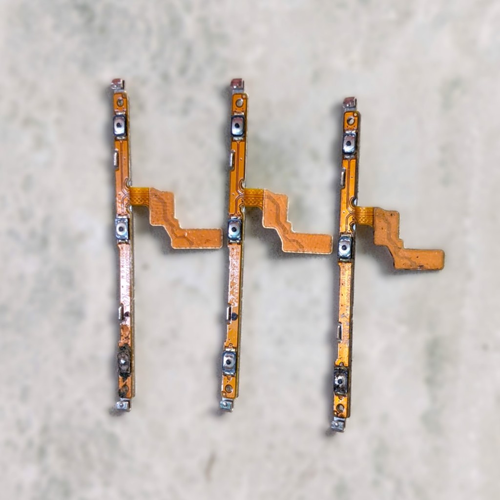 Cáp nguồn và âm lượng thay thế Samsung A20 / A30 / A30S / A50 / A50S zin cũ tháo máy,hoạt động OK