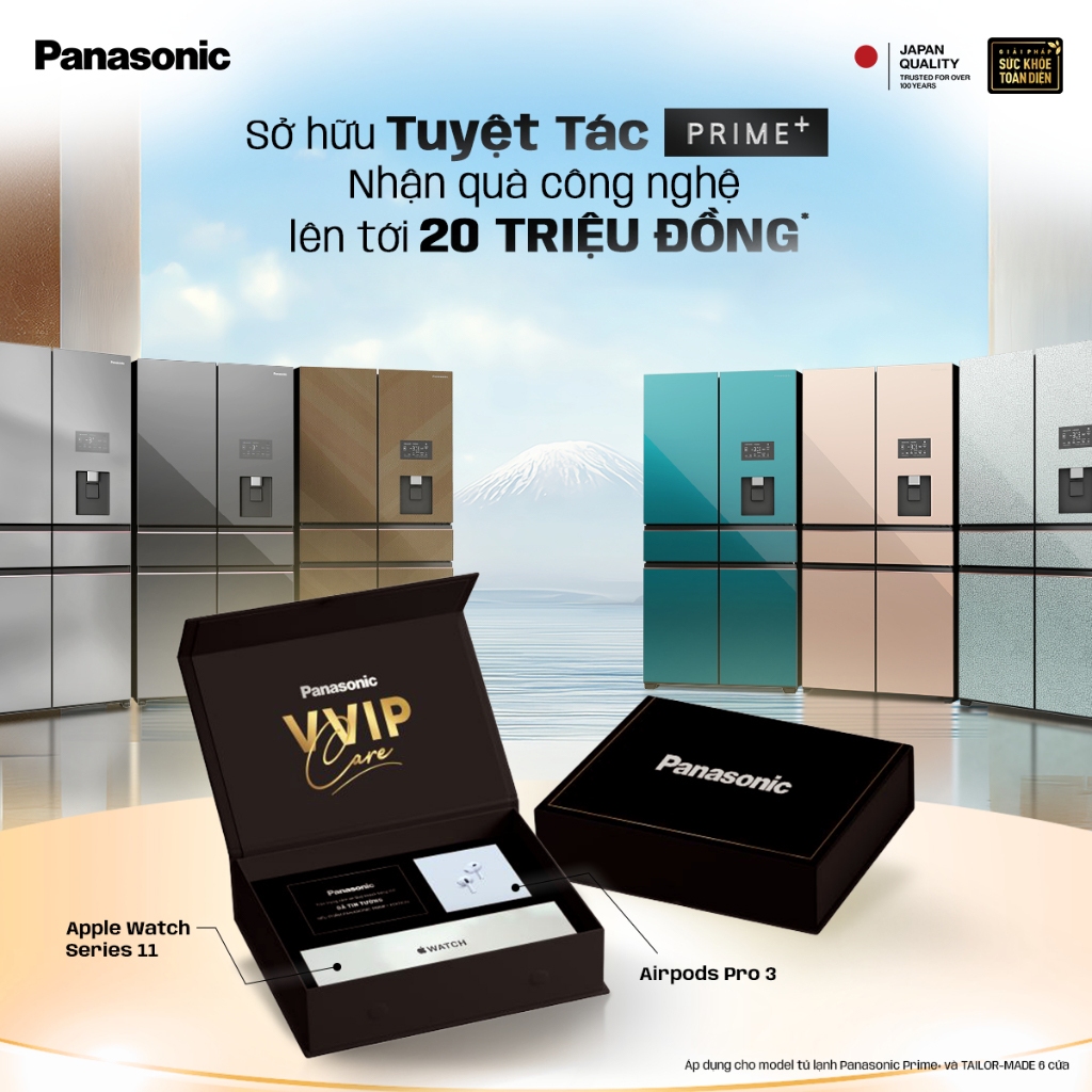 [Quà tặng không bán] Combo Apple Watch series 11 GPS 46mm và Apple Airpods Pro 3