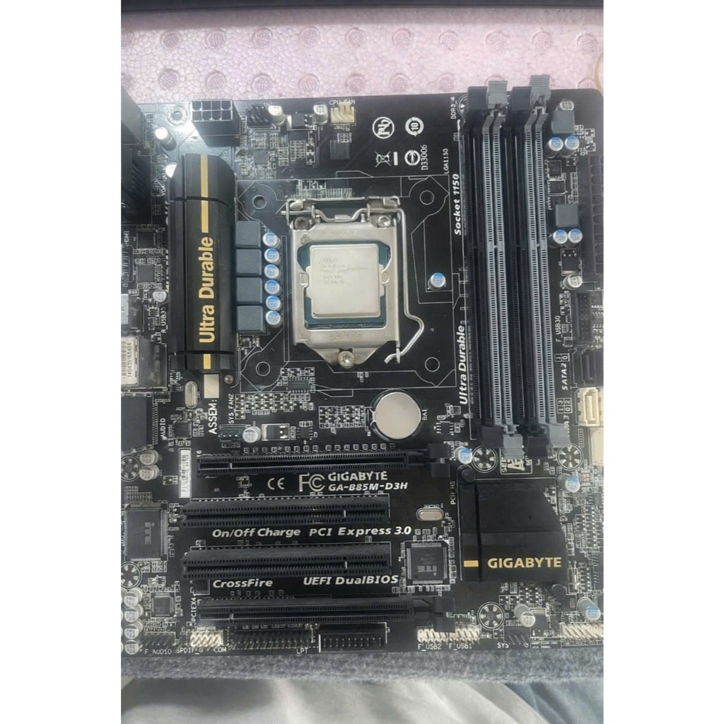 Combo Main Gigabyte GA-B85M-D3H + Xeon E3-1230V3 | Mạnh như i7 4770 | BH 1 Tháng | Gaming/Work