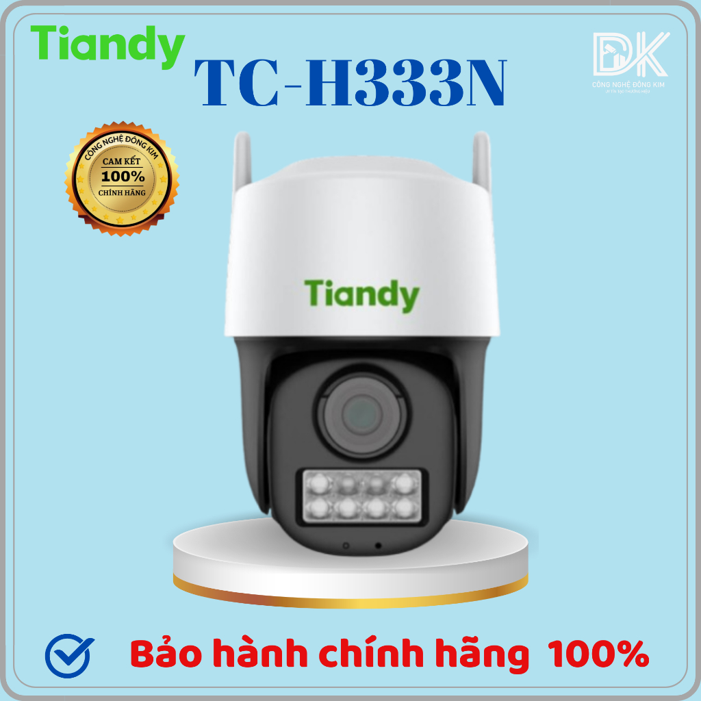 Camera Wifi Quay/Quét ngoài trời 3MP/4MP/5MP Color Maker và Hồng Ngoại TC-H333N/H343N/H353N Chính Hã