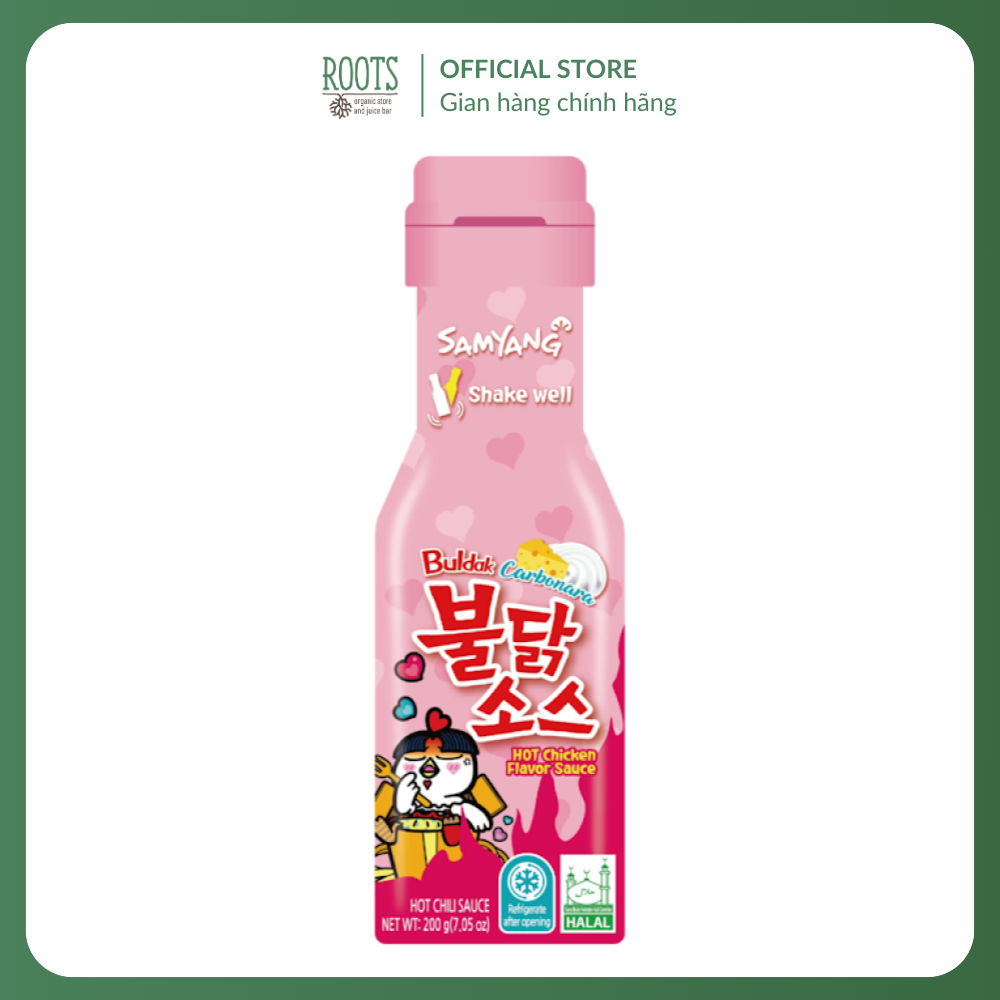 (Ship hỏa tốc) SAMYANG - Sốt Chấm Vị Gà Cay Phô Mai, Buldak Carbonara, Hot Chicken Flavor Sauce, 7.0