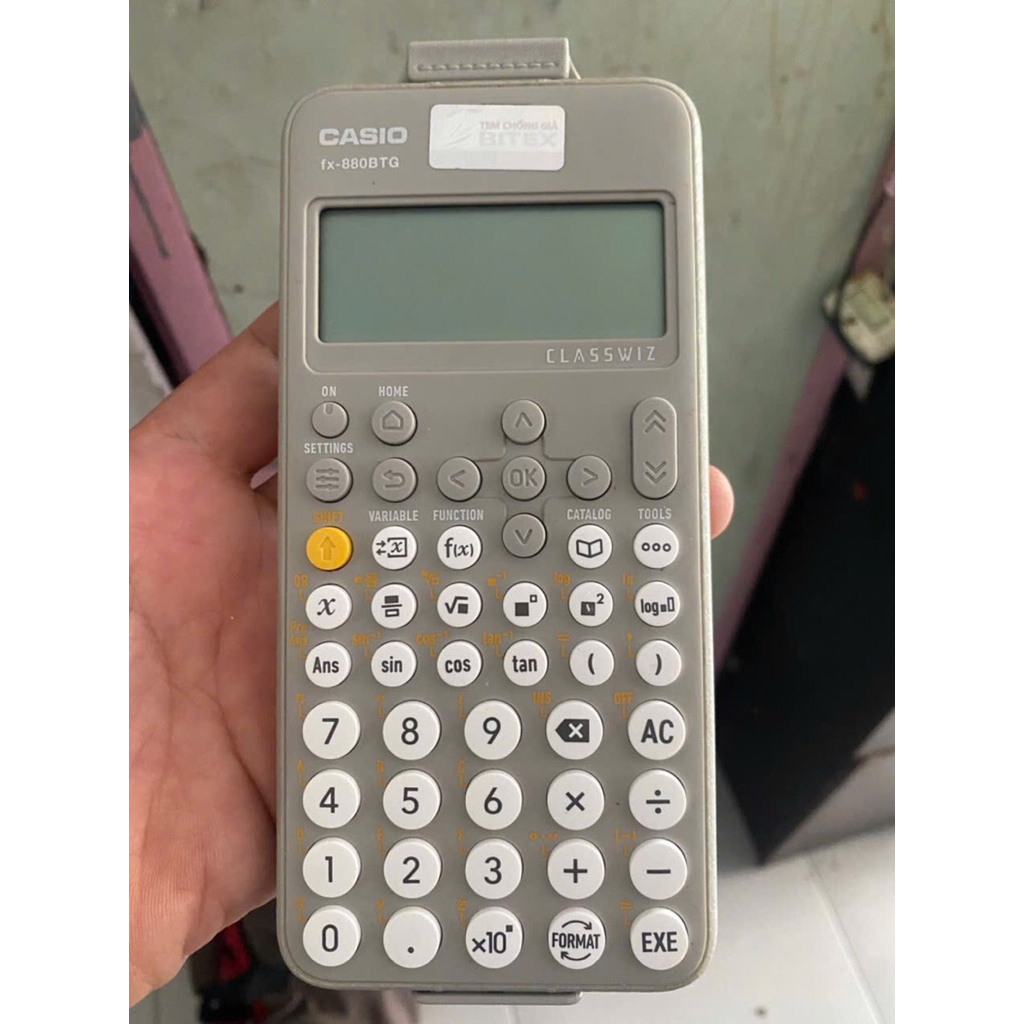 Máy tính Casio 880vn cũ không nắp