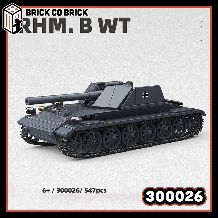 Mô hình Xe Tank RHM Mô hình Tank Quân sự Hạng Nhẹ Thế Chiến 300026