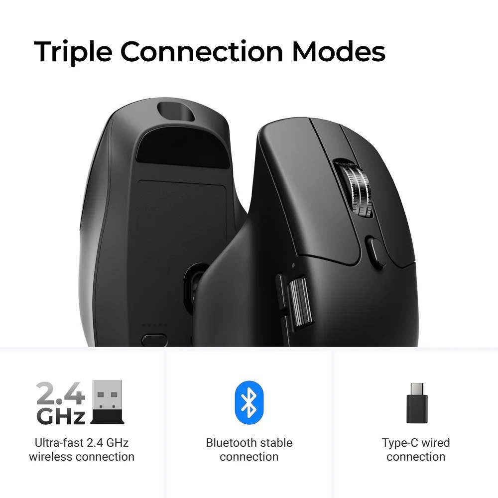 [CHÍNH HÃNG] Chuột không dây công thái học 2.4Ghz KEYCHRON M6 Ergonomic Wireless dành cho dân văn phòng, lập trình viên | BigBuy360 - bigbuy360.vn