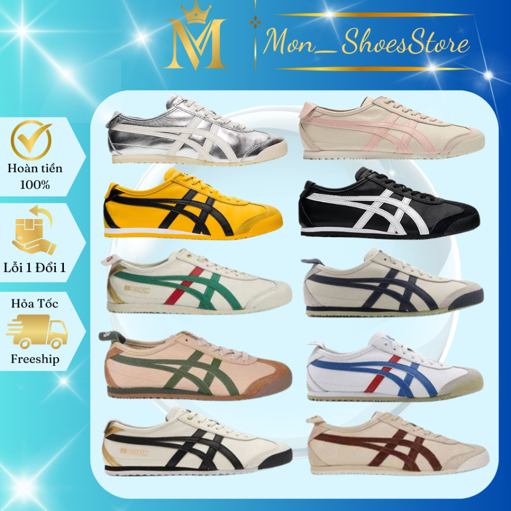 [ Sale 50% ] Giày thể thao giày nam nữ Onitsuka Tiger Mexico 66 đủ màu hottrend bản Chuẩn đế êm