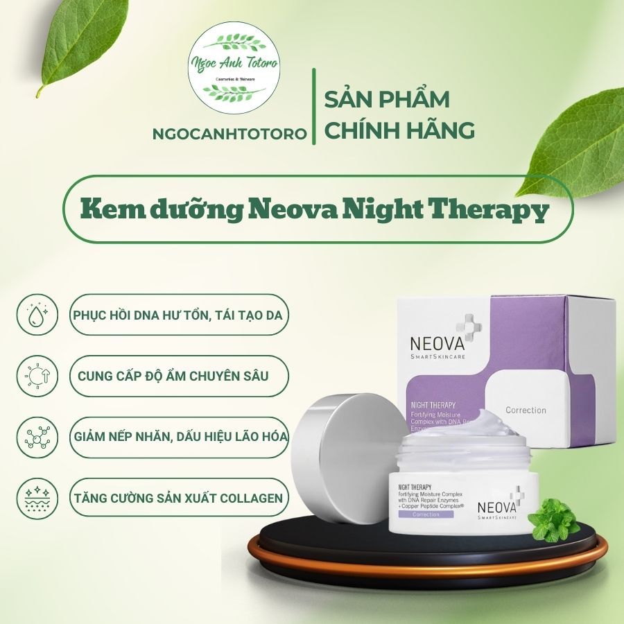 Kem Dưỡng Đêm Phục Hồi DNA Neova Night Therapy 50ml