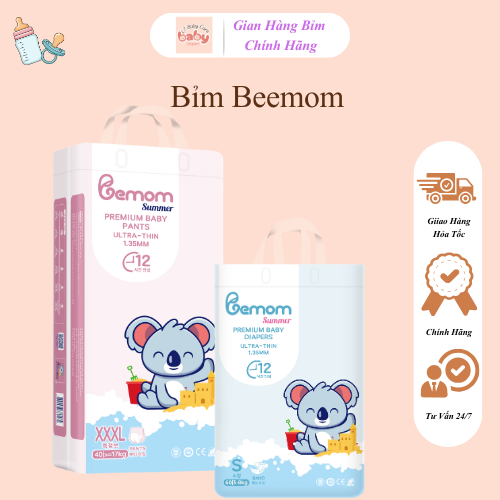 BỈM BEMOM PLUS + SUMMER NỘI ĐỊA HÀN ĐỦ SIZE