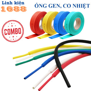 [GIÁ COMBO]  Ống Co Nhiệt Cách Điện (Gen Co Nhiệt) Đủ Size 1mm - 20mm - Tỷ Lệ Co 2:1