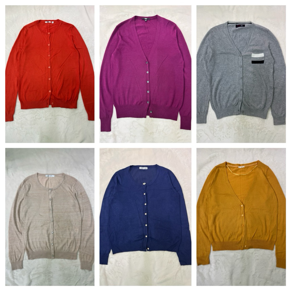 [2hand] A1 Cardigan Uniqlo, Gu, Gap