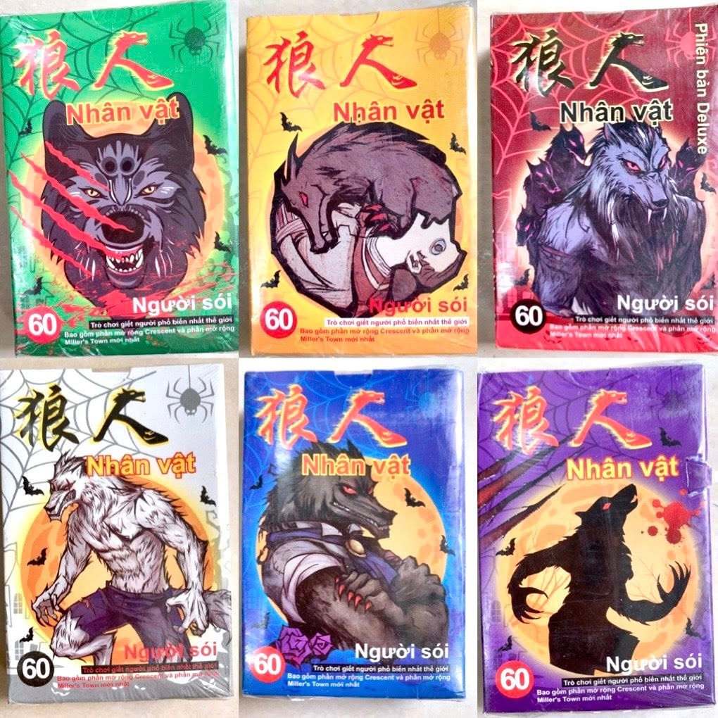 🎴🎴🎴 BỘ BÀI MA SÓI 50 LÁ CỰC ĐẸP - BỘ BÀI MA SÓI VIỆT HÓA (Bản Tiếng Việt) 🀄️🀄️🀄️