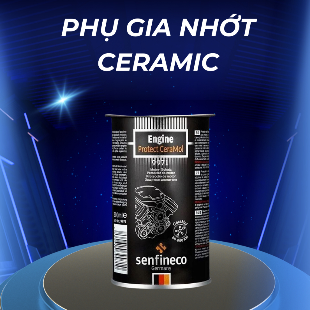 Phụ gia nhớt Ceramic cao cấp Senfineco 9971 300ML