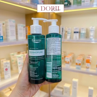 ✅ eucerin sữa rửa mặt dạng gel dành cho da nhờn mụn proacne cleansing 200ml